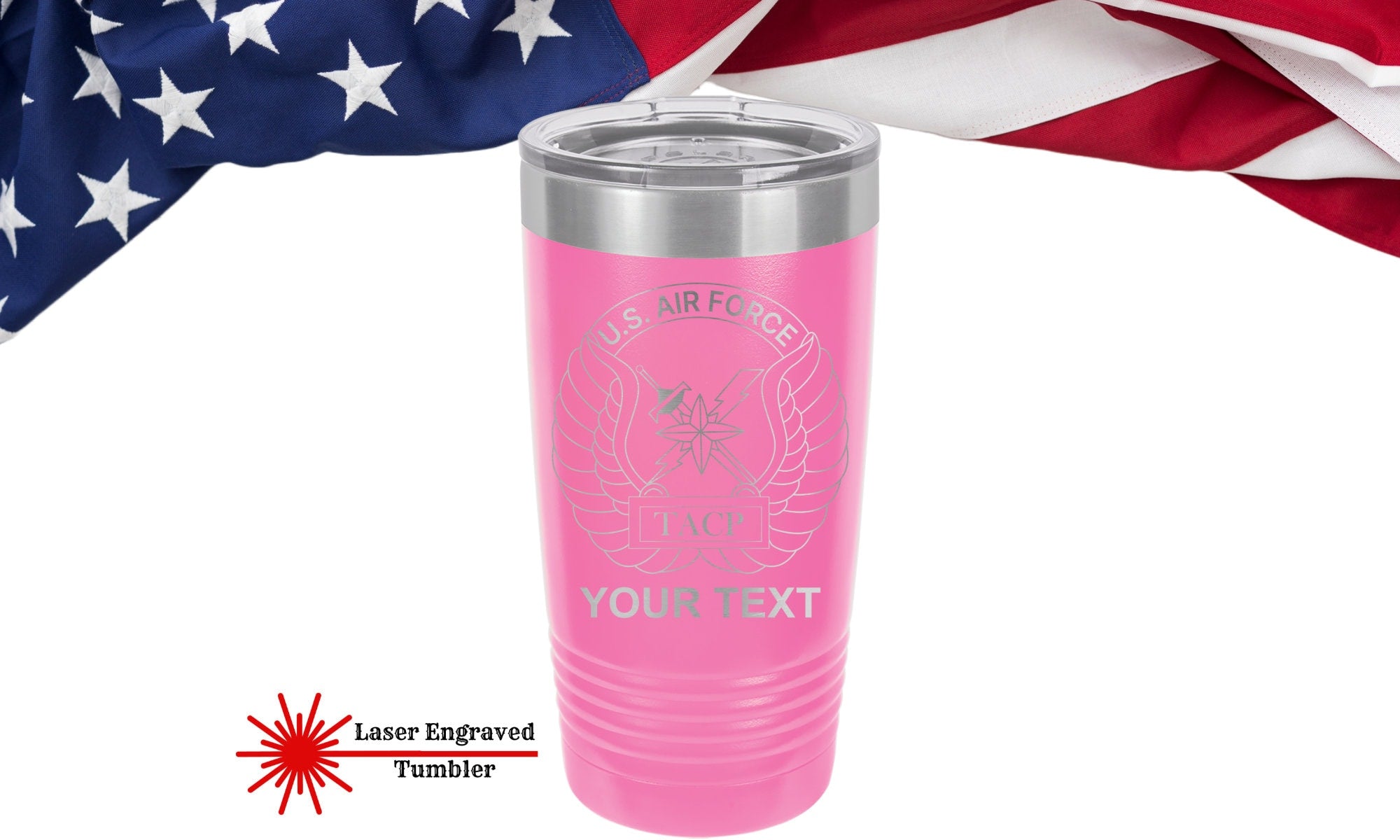 US Air Force TACP, T.A.C.P. Custom Tumbler, Personalized Tumbler, Can cooler Air Force Tactical Air Control Party